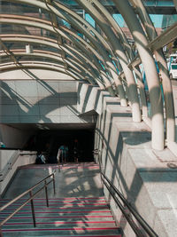 Staircase in corridor