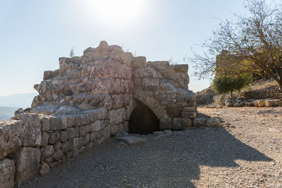 Old ruins against sky