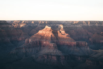 View of rock formation