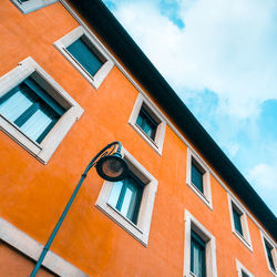 Low angle view of building against sky