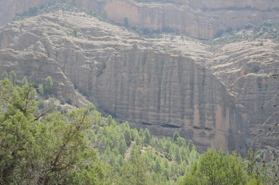 View of rock formations
