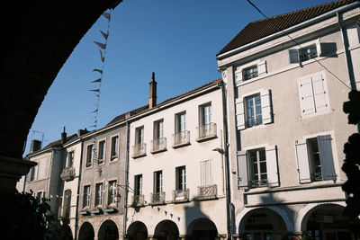 Low angle view of building against sky