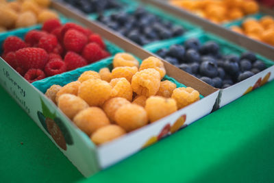 Close-up of food for sale at market stall