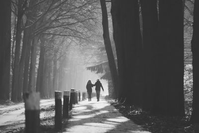 People walking on footpath