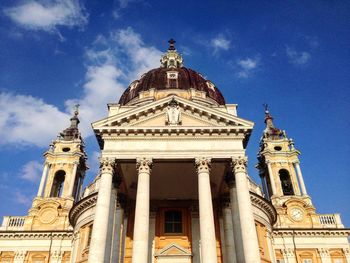 Low angle view of church