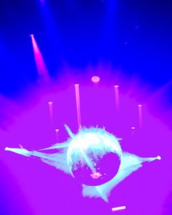 Close-up of illuminated fire