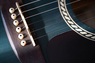 Close-up of guitar