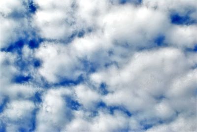 Low angle view of cloudy sky