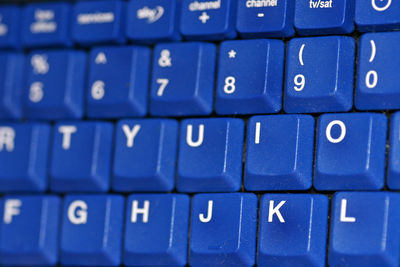 Full frame shot of computer keyboard