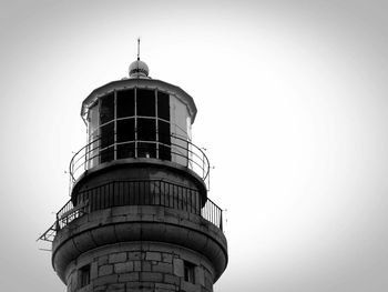 Low angle view of tower against sky