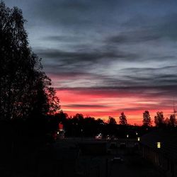 Scenic view of sky at sunset