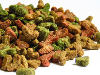 Close-up of serving food in plate