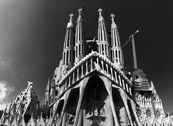 Low angle view of a temple