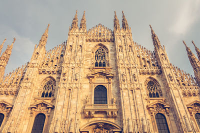 Low angle view of cathedral against sky