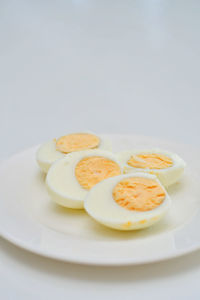 Boiled eggs on