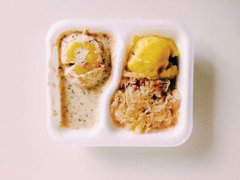 Meal in plastic container
