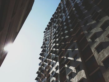 Low angle view of built structure against the sky