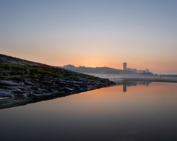 Early sunny morning in vlissingen