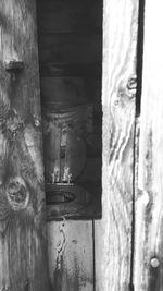 Close-up of door