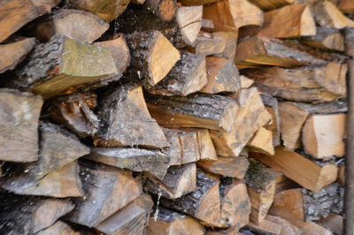 Detail shot of stack of stones