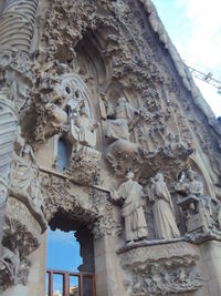 Low angle view of old building