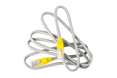 Close-up of bicycle wheel against white background