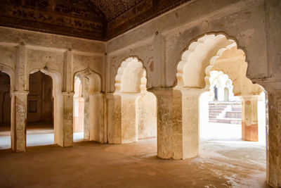 Low angle view of historical building