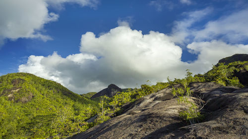 Panoramic view of landscape against sky