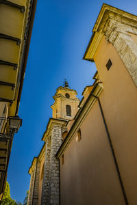 Low angle view of building against sky