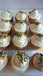 Close-up of cupcakes