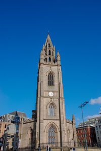 Parish church of our lady and st nicholas near the waterfront in liverpool, uk