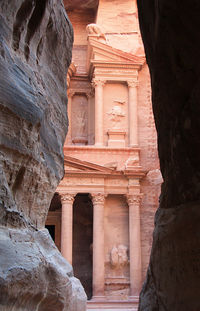 Low angle view of historical building