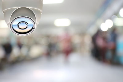 Close-up of illuminated lamp