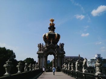 Low angle view of monument