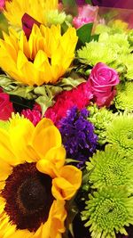 Full frame shot of yellow flower