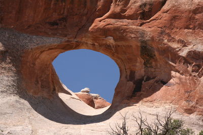 Rock formations at arches national park