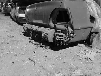 Car on sand