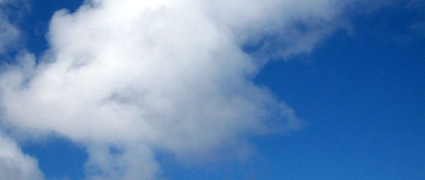 Low angle view of clouds in sky