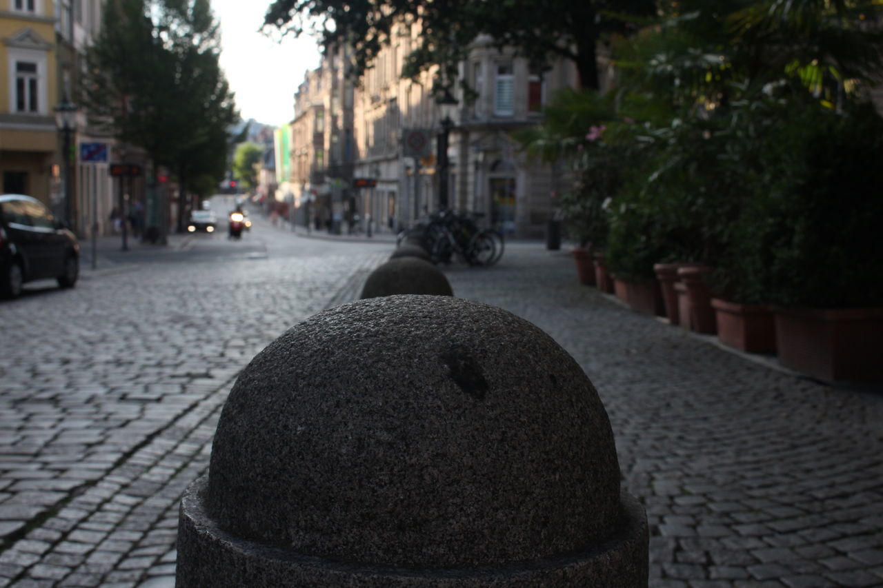 STREET AMIDST BUILDINGS