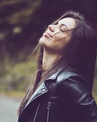 Portrait of a beautiful young woman