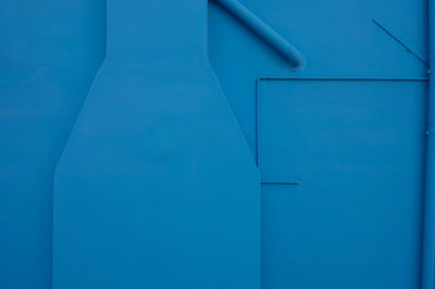 Full frame shot of blue wall