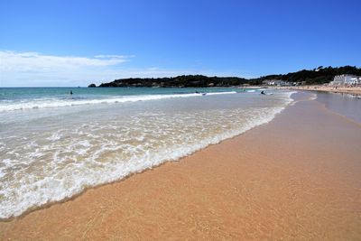 Scenic view of beach