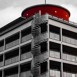 Low angle view of building against sky