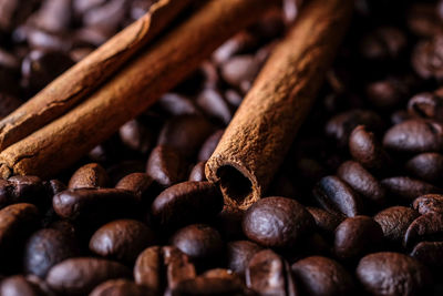 Full frame shot of coffee beans