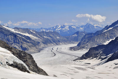 Snow covered landscape