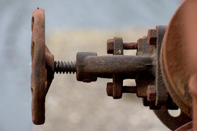 Close-up of rusty metal