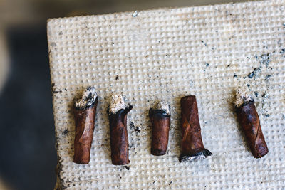 Close-up of rusty metal