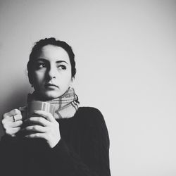 Portrait of smiling young woman