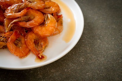 Close-up of food in plate