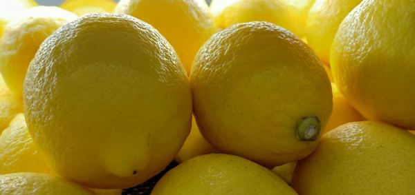 Full frame shot of yellow fruits